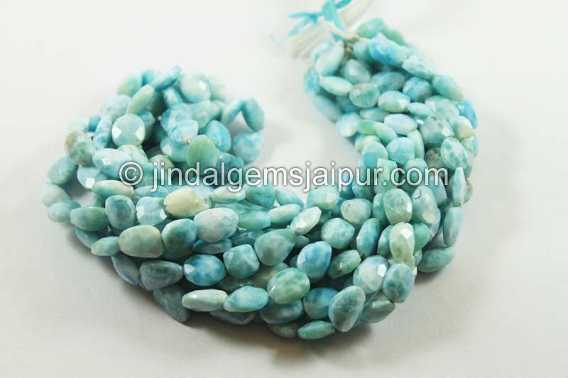 Larimar Faceted Nugget Beads